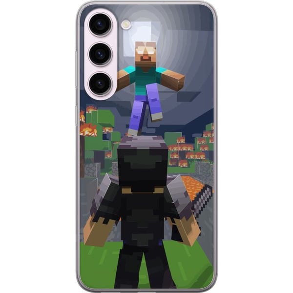 Kompatibel Mobilcover til Samsung Galaxy S23+ Minecraft Kompatibel Mobilcover til Samsung Galaxy S23+ Minecraft