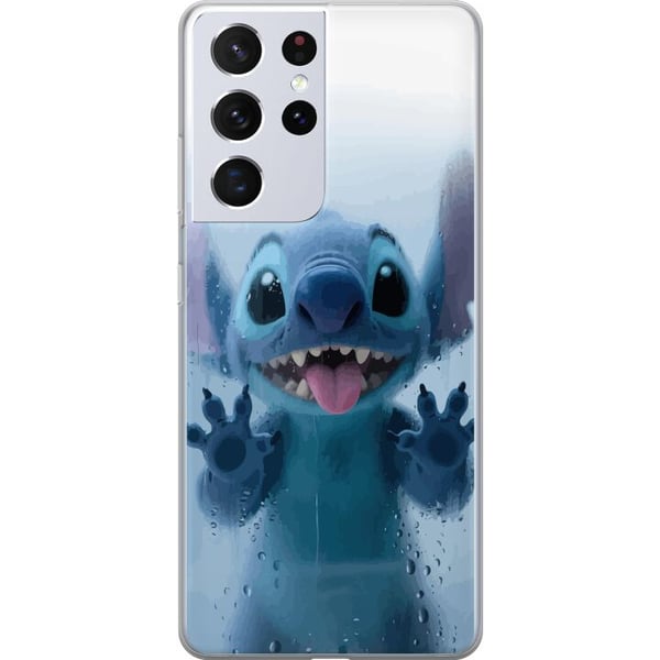 Kompatibel Mobilcover til Samsung Galaxy S21 Ultra 5G Stitch ved et vindue i sød stil