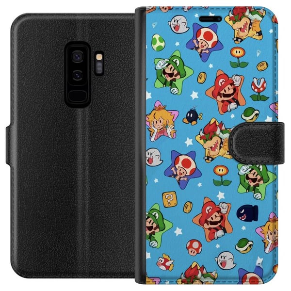 Kompatibelt Lommeboketui til Samsung Galaxy S9+ Nintendo Mario Switch-spillfigur Kompatibelt Lommeboketui til Samsung Galaxy S9+ Nintendo Mario Switch-spillfigur