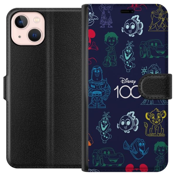 Kompatibel Tegnebogsetui til Apple iPhone 13 mini Disney 100