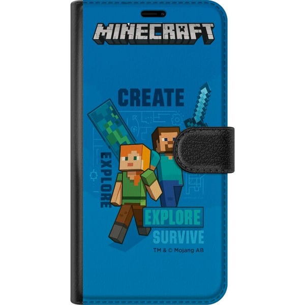 Kompatibel Tegnebogsetui til Apple iPhone 11 Minecraft Huler