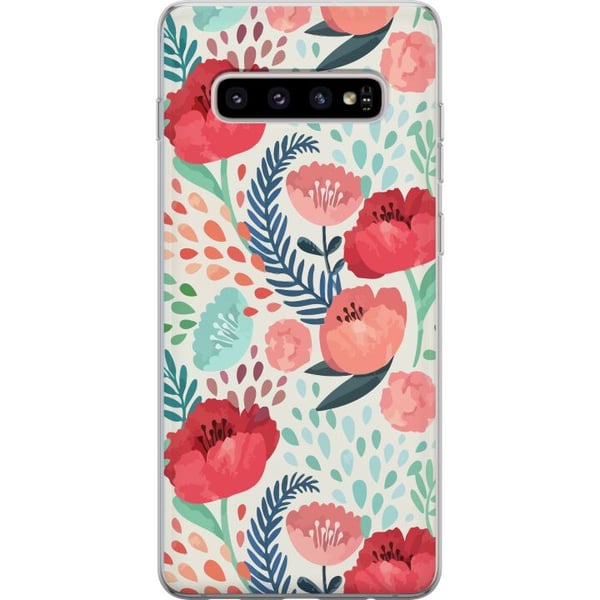 Kompatibel Mobilcover til Samsung Galaxy S10+ Vegetation