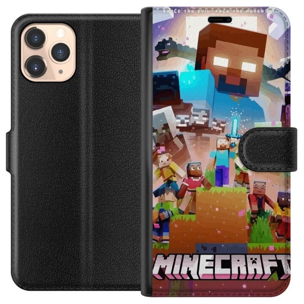 Kompatibelt Lommeboketui til Apple iPhone 11 Pro Minecraft