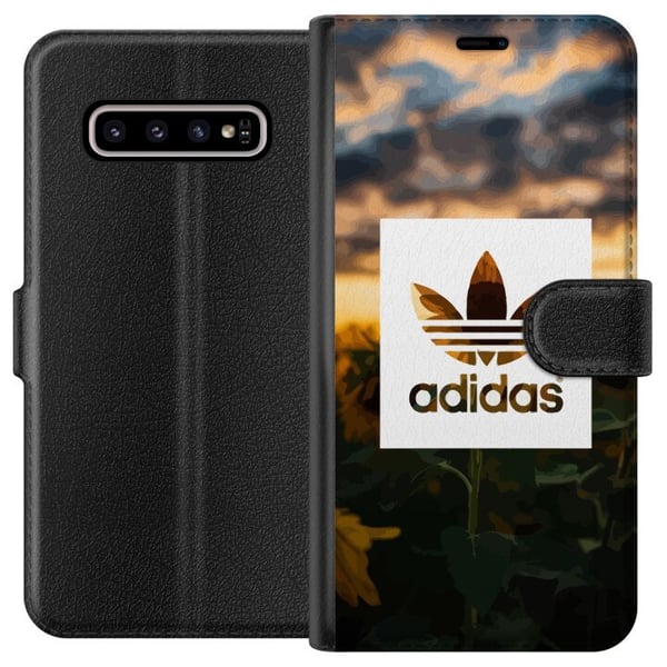 Kompatibel Tegnebogsetui til Samsung Galaxy S10+ Adidas