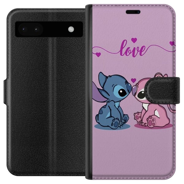 Yhteensopiva Lompakkokotelo Google Pixel 6a Lilo & Stitch – Angel Edition