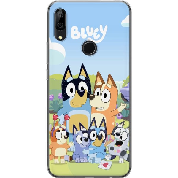 Kompatibelt Mobilskal till Huawei P Smart Z Bluey mobilskal med hela familjen i färgglad design