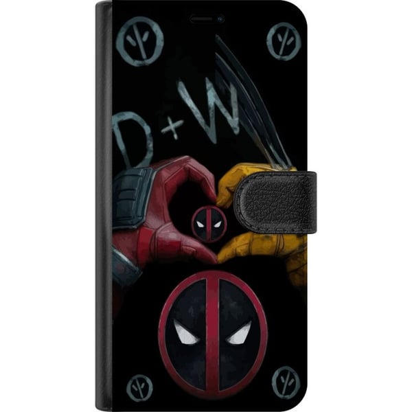 Kompatibelt Plånboksfodral till Samsung Galaxy A32 5G Deadpool & Wolverine Kärlek