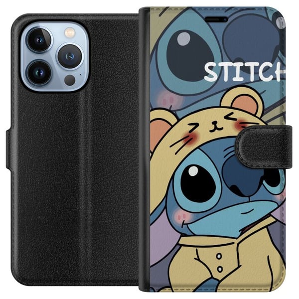 Yhteensopiva Lompakkokotelo Apple iPhone 13 Pro Disney Stitch sininen avaruusolio kilpikonnahahmolla Yhteensopiva Lompakkokotelo Apple iPhone 13 Pro Disney Stitch sininen avaruusolio kilpikonnahahmolla