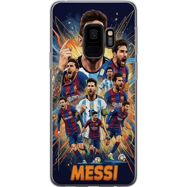 Kompatibel Mobilcover til Samsung Galaxy S9 Messi-plakat Argentina Barcelona fodboldlegende GOAT verdensmesterskab nummer 10 fodboldspiller retrokuns