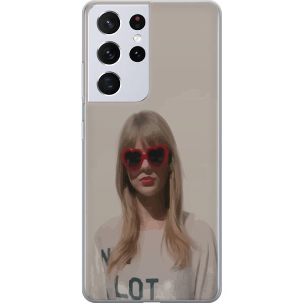 Kompatibelt Mobildeksel til Samsung Galaxy S21 Ultra 5G Taylor Swift Kompatibelt Mobildeksel til Samsung Galaxy S21 Ultra 5G Taylor Swift