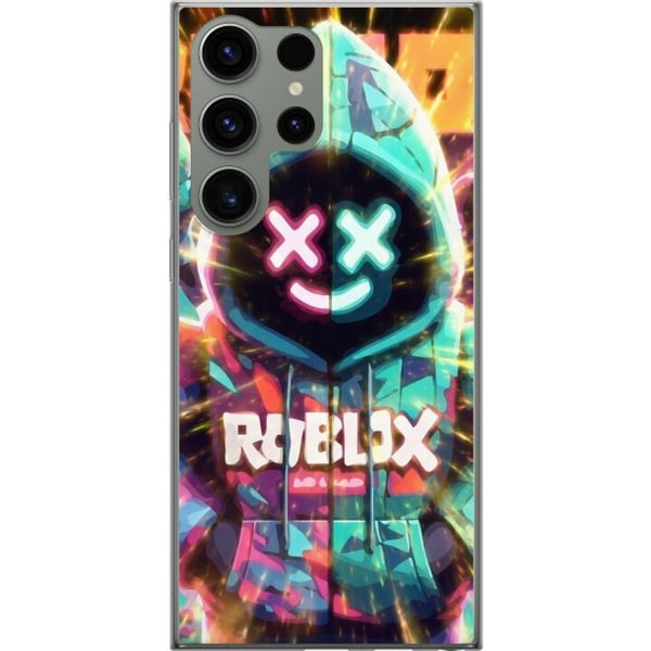 Kompatibel Mobilcover til Samsung Galaxy S23 Ultra Neonfarvet Roblox-inspireret hoodiefigur med lysende effekter og energifyldt baggrund, kraftfuld g Kompatibel Mobilcover til Samsung Galaxy S23 Ultra Neonfarvet Roblox-inspireret hoodiefigur med lysende effekter og energifyldt baggrund, kraftfuld g