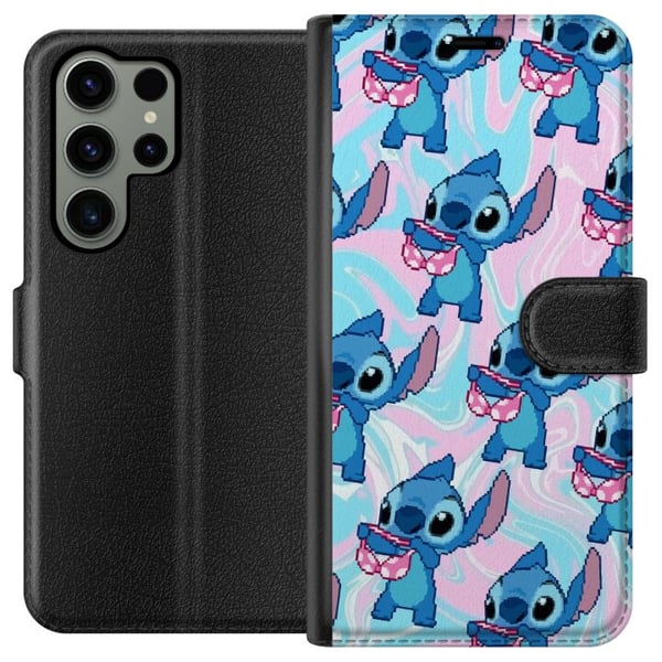 Kompatibel Tegnebogsetui til Samsung Galaxy S23 Ultra Stitch Retro