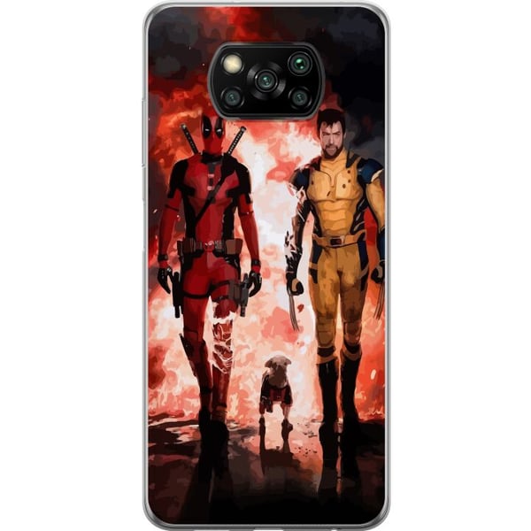 Kompatibel Mobilcover til Xiaomi Poco X3 NFC Wolverine Deadpool