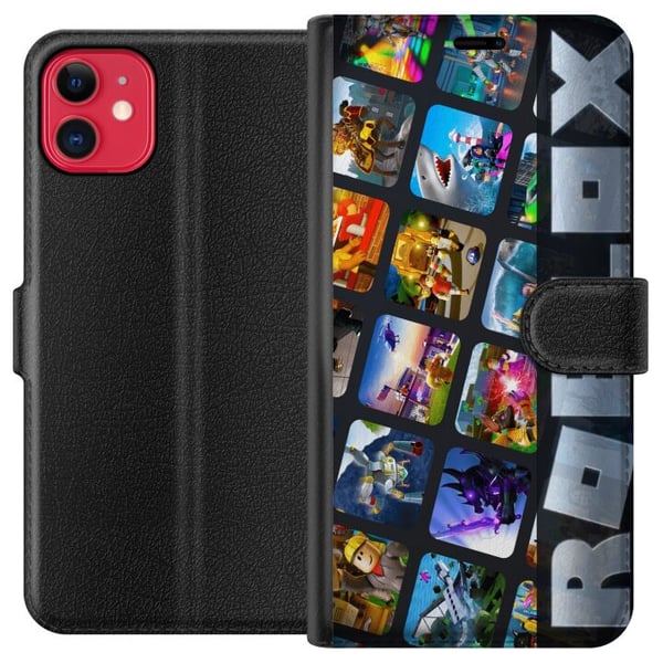 Kompatibel Tegnebogsetui til Apple iPhone 11 Roblox Kompatibel Tegnebogsetui til Apple iPhone 11 Roblox