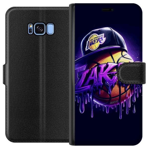 Yhteensopiva Lompakkokotelo Samsung Galaxy S8 Lakers NBA-koripallo USA-joukkue Yhteensopiva Lompakkokotelo Samsung Galaxy S8 Lakers NBA-koripallo USA-joukkue
