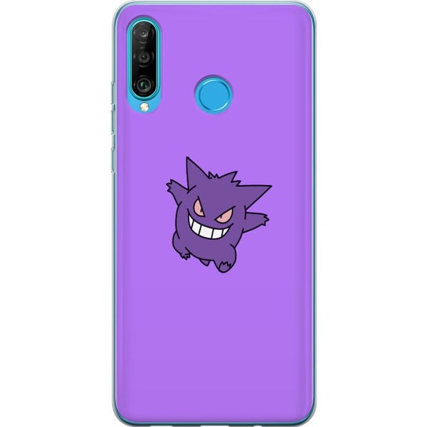 Yhteensopiva Puhelinkuori Huawei P30 lite Gengar Pokémon
