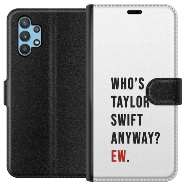 Kompatibelt Plånboksfodral till Samsung Galaxy A32 5G Taylor Swift Kompatibelt Plånboksfodral till Samsung Galaxy A32 5G Taylor Swift