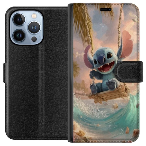 Yhteensopiva Lompakkokotelo Apple iPhone 13 Pro Disney Stitch keräilyhahmo sininen avaruusolento Yhteensopiva Lompakkokotelo Apple iPhone 13 Pro Disney Stitch keräilyhahmo sininen avaruusolento