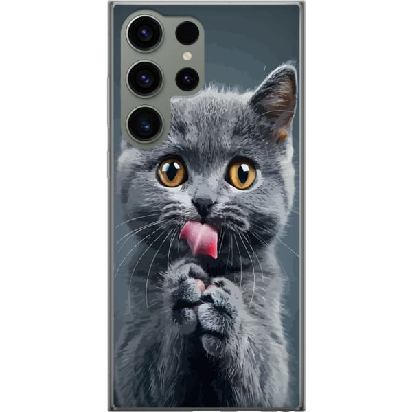 Kompatibelt Mobildeksel til Samsung Galaxy S23 Ultra Katt