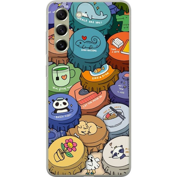 Kompatibel Mobilcover til Samsung Galaxy S21 FE 5G Kawaii søde figurer anime manga-legetøj
