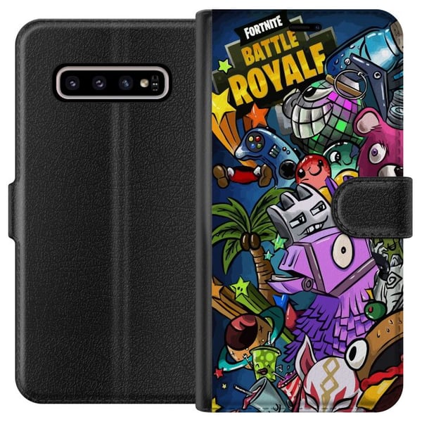 Kompatibelt Plånboksfodral till Samsung Galaxy S10+ Minecraft