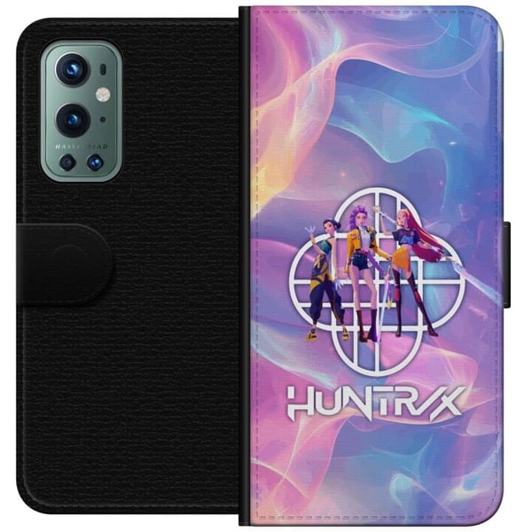 Kompatibelt Lommeboketui til OnePlus 9 Pro KPop Demon Hunters 2 HuntrX pastellmotiv med myke farger og futuristisk stil
