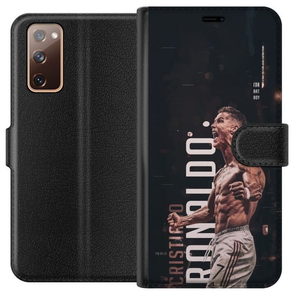 Yhteensopiva Lompakkokotelo Samsung Galaxy S20 FE Cristiano Ronaldo Al-Nassr Portugal legendaarinen hyökkääjä, jolla on voimaa ja nopeutta sekä yksi