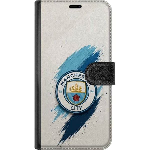 Kompatibelt Lommeboketui til Samsung Galaxy S20 FE Manchester City fotball Jack Grealish blå penselstrøk illustrasjon