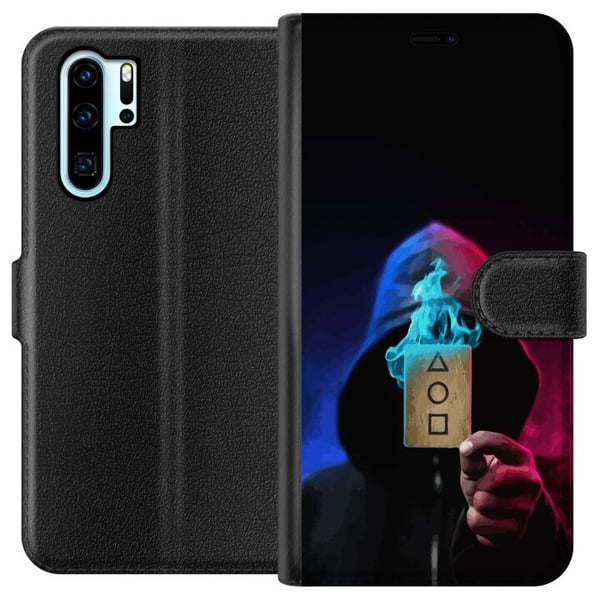 Yhteensopiva Lompakkokotelo Huawei P30 Pro Squid Game juliste Netflix korealainen sarja selviytymisdraama naamio kortti hupullinen retrodesign trille