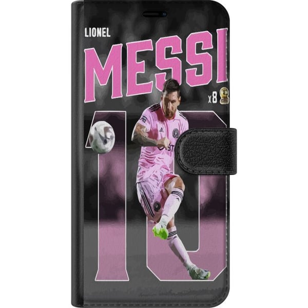 Kompatibelt Plånboksfodral till Apple iPhone 12 Pro Lionel Messi - Rosa