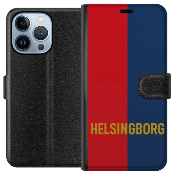 Yhteensopiva Lompakkokotelo Apple iPhone 13 Pro Helsingborg – jalkapallo Yhteensopiva Lompakkokotelo Apple iPhone 13 Pro Helsingborg – jalkapallo