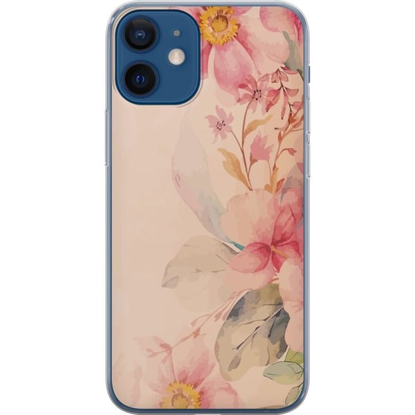 Kompatibel Mobilcover til Apple iPhone 12 Farverige Blomster