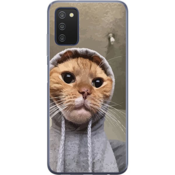 Kompatibelt Mobildeksel til Samsung Galaxy A03s Katt Genser