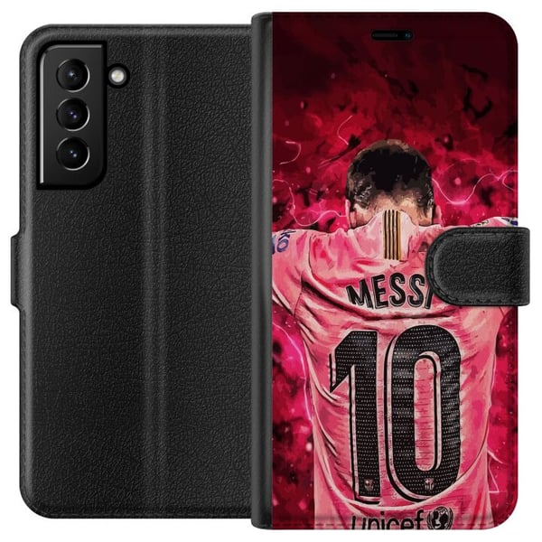 Yhteensopiva Lompakkokotelo Samsung Galaxy S21+ 5G Messi