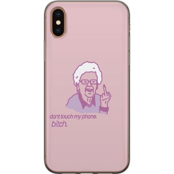 Yhteensopiva Puhelinkuori Apple iPhone XS Älä koske puhelimeeni Yhteensopiva Puhelinkuori Apple iPhone XS Älä koske puhelimeeni