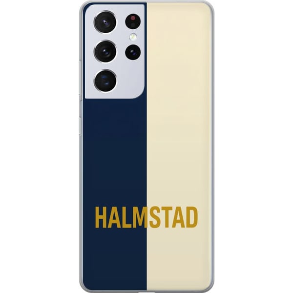 Kompatibelt Mobildeksel til Samsung Galaxy S21 Ultra 5G Halmstad – Fotball Kompatibelt Mobildeksel til Samsung Galaxy S21 Ultra 5G Halmstad – Fotball