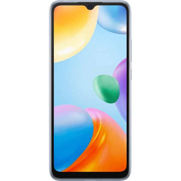 Yhteensopiva Puhelinkuori Xiaomi Redmi 10C Joulukuuseen kiipeävä kissa lumisateessa, kodikas talvidesign täydellinen kissa- ja joulun ystäville