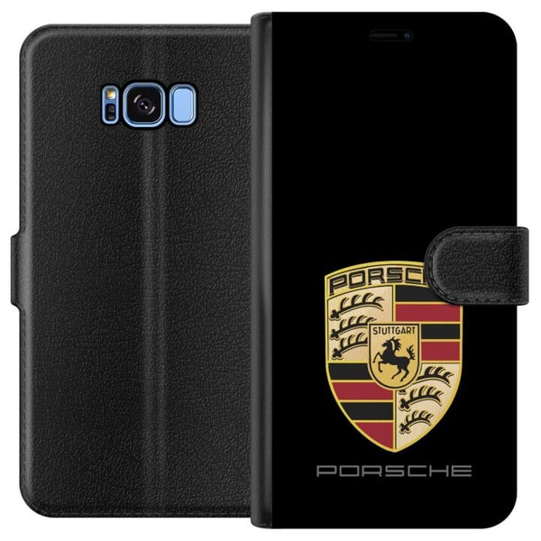 Kompatibelt Plånboksfodral till Samsung Galaxy S8 PORSCHE Kompatibelt Plånboksfodral till Samsung Galaxy S8 PORSCHE