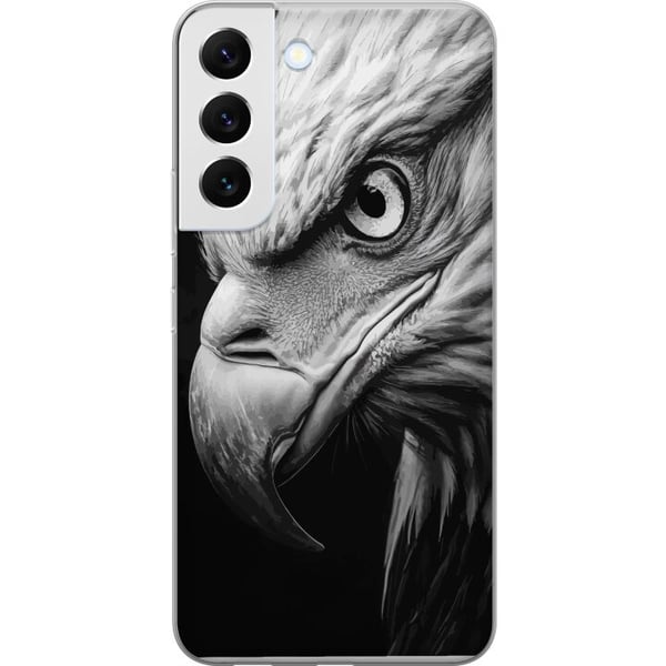 Kompatibelt Mobilskal till Samsung Galaxy S22 5G Örn porträtt realistisk närbild kraftfull eagle fågel djurmotiv stark wildlife illustration natur po