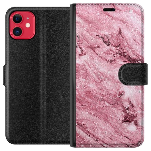 Kompatibel Tegnebogsetui til Apple iPhone 11 Glitter Marmor Kompatibel Tegnebogsetui til Apple iPhone 11 Glitter Marmor