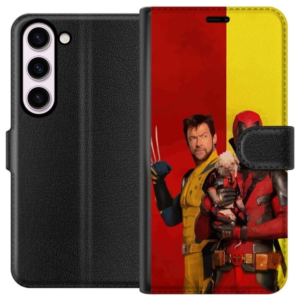 Kompatibel Tegnebogsetui til Samsung Galaxy S23 Deadpool & Wolverine Kompatibel Tegnebogsetui til Samsung Galaxy S23 Deadpool & Wolverine
