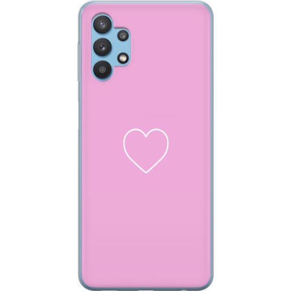 Kompatibelt Mobildeksel til Samsung Galaxy A32 5G Hjerte