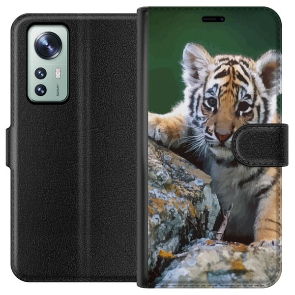 Yhteensopiva Lompakkokotelo Xiaomi 12 Tiikeri