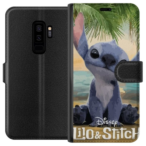 Kompatibelt Plånboksfodral till Samsung Galaxy S9+ Stitch Kärleksfull – Med Hjärtan & Kawaii-känsla Kompatibelt Plånboksfodral till Samsung Galaxy S9+ Stitch Kärleksfull – Med Hjärtan & Kawaii-känsla