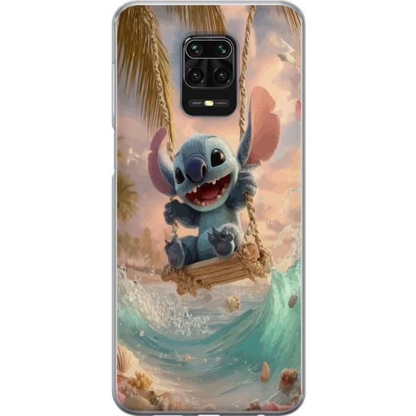 Kompatibel Mobilcover til Xiaomi Redmi Note 9S Disney Stitch samlerfigur blå alien