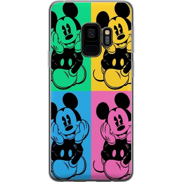 Kompatibelt Mobilskal till Samsung Galaxy S9 Disney Mickey Mouse poster pop art färgglad cartoon retro series Andy Warhol style classic figur art Kompatibelt Mobilskal till Samsung Galaxy S9 Disney Mickey Mouse poster pop art färgglad cartoon retro series Andy Warhol style classic figur art