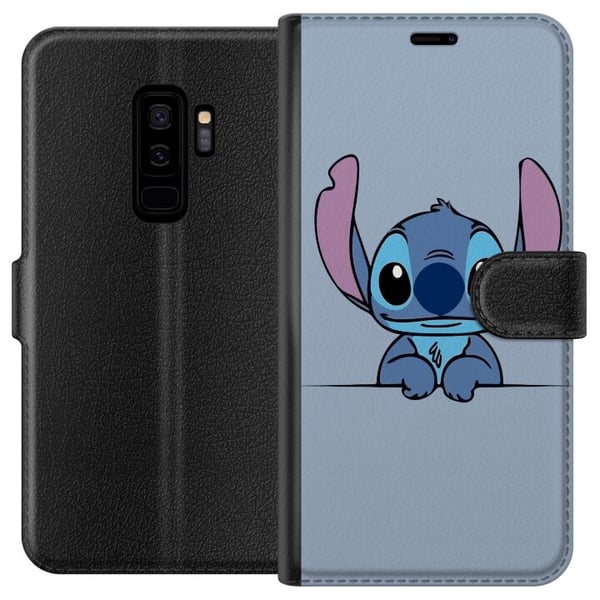 Kompatibelt Plånboksfodral till Samsung Galaxy S9+ Lilo & Stitch Kompatibelt Plånboksfodral till Samsung Galaxy S9+ Lilo & Stitch