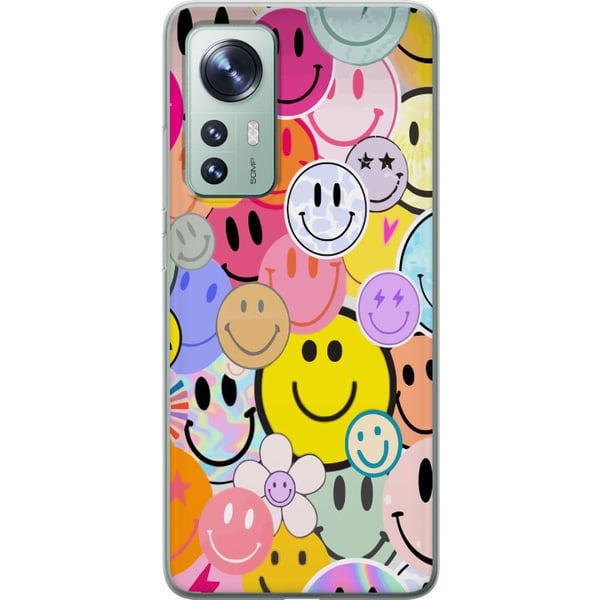 Yhteensopiva Puhelinkuori Xiaomi 12 Iloiset Kasvot