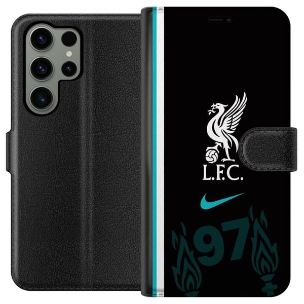 Kompatibel Tegnebogsetui til Samsung Galaxy S23 Ultra Liverpool FC Kompatibel Tegnebogsetui til Samsung Galaxy S23 Ultra Liverpool FC