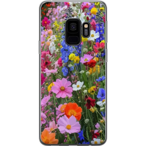 Kompatibelt Mobilskal till Samsung Galaxy S9 Blommigt mobilskal med somrig äng och naturmotiv Kompatibelt Mobilskal till Samsung Galaxy S9 Blommigt mobilskal med somrig äng och naturmotiv